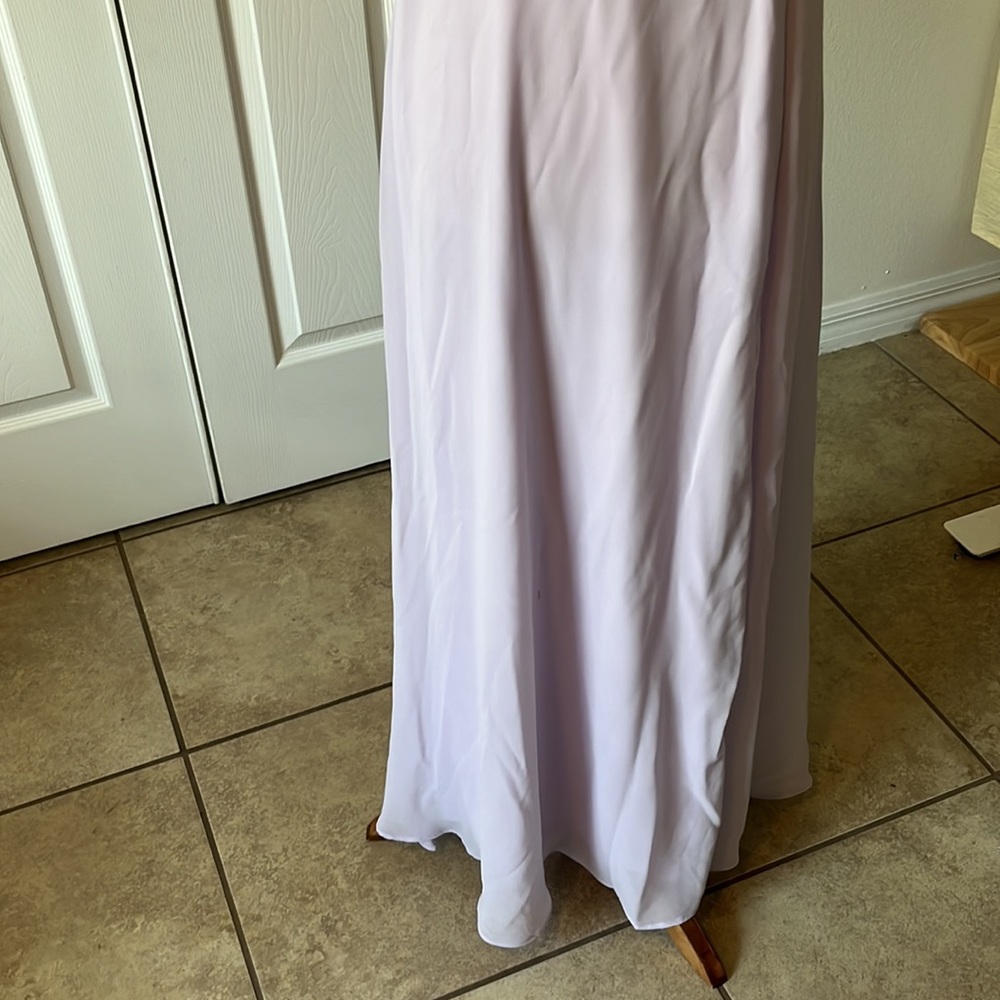 LEVKOFF Lilac Bridesmaid Formal Full Length Dress - Picture 3 of 7